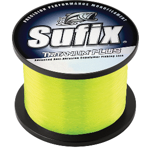SUFIX TRITANUM PLUS, 25LB, CHARTREUSE, 2145 YDS