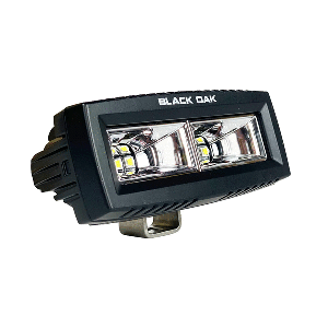 BLACK OAK 4" MARINE SPREADER LIGHT FLOOD SCENE LED PRO SERIES 3.0, BLACK