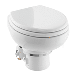 DOMETIC MASTERFLUSH MF 7120, WHITE, ELECTRIC MACERATING TOILET W/ORBIT BASE & SLOW CLOSE SEAT, FRESHWATER, 12V