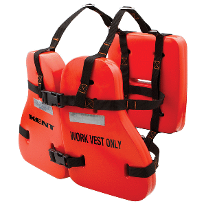 KENT TYPE V VINYL DIP WORK VEST, OVERSIZED, FITS CHEST SIZE 42"- 68"