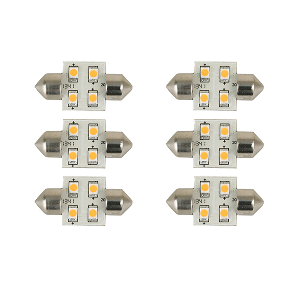 SCANDVIK 41160 BULB WARM WHITE *6-PACK