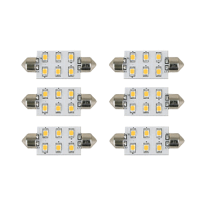 SCANDVIK 41162 BULB WARM WHITE *6-PACK