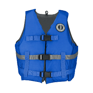 MUSTANG LIVERY FOAM VEST, XS/S, BLUE