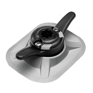 RAILBLAZA CLEATPORT RIBMOUNT W/3M, GREY