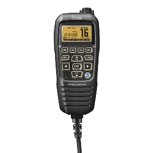 ICOM HM195 COMMANDMIC IV W/YELLOW BLACKLIT LCD, BLACK