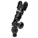 RAILBLAZA LOWRANCE FISHFINDER STARPORT ADJUSTABLE EXTENDER & MINIPORT TRACMOUNT