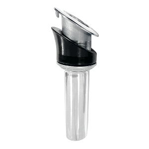 TIGRESS 9" 30-DEGREE ROD HOLDER, SCREWLESS, STAINLESS STEEL