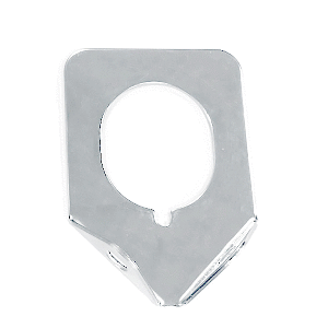 TIGRESS 9" BACKING PLATE F/SCREWLESS ROD HOLDERS, STAINLESS STEEL