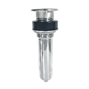TIGRESS 10.5" 0-DEGREE SWIVEL ROD HOLDER, SCREWLESS, STAINLESS STEEL