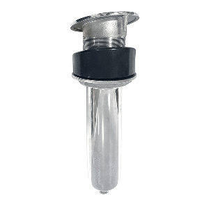 TIGRESS 10.5" 15-DEGREE SWIVEL ROD HOLDER, SCREWLESS, STAINLESS STEEL