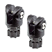 RAILBLAZA CLEVIS/BIMINI SUPPORT PAIR, BLACK