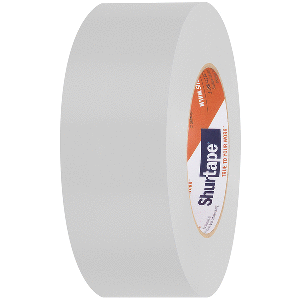 SHURTAPE UV-RESISTANT MARINE HEAT SHRINK TAPE, 48MM X 55M ROLL, STRAIGHT EDGE WHITE