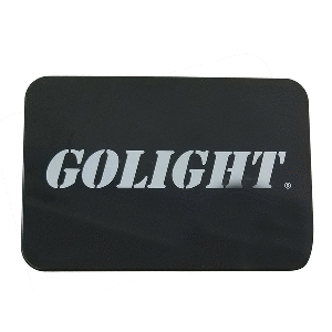 GOLIGHT SNAP-ON ROCKGUARD LENS COVER F/GT SERIES HALOGEN LIGHTS, BLACK