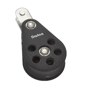 BARTON MARINE SIZE 5 54MM PLAIN BEARING PULLEY BLOCK SINGLE DOUBLE TANG