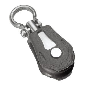 BARTON MARINE SIZE 0 20MM PLAIN BEARING PULLEY BLOCK SINGLE SWIVEL