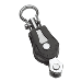 BARTON MARINE SIZE 0 20MM PLAIN BEARING PULLEY BLOCK SINGLE SWIVEL & BECKET