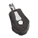 BARTON MARINE SIZE 0 20MM PLAIN BEARING PULLEY BLOCK SINGLE SWIVEL W/O SHACKLE