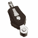 BARTON MARINE SIZE 0 20MM PLAIN BEARING PULLEY BLOCK SINGLE SWIVEL & BECKET