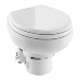 DOMETIC MASTERFLUSH 7120 WHITE ELECTRIC MACERATING TOILET W/ORBIT BASE, FRESHWATER, 24V
