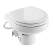 DOMETIC MASTERFLUSH 7260 WHITE ELECTRIC MACERATING TOILET W/ORBIT BASE, RAW WATER, 12V