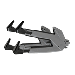 PTM WATERSPORTS EDGEFORCE BOARD RACK PAIR, TITANIUM GREY