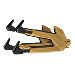 PTM WATERSPORTS EDGEFORCE BOARD RACK PAIR, CHAMPAGNE GOLD