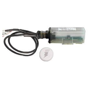 TALOS REMOTE HOUSING LIGHTNING DETECTION SYSTEM W/20' CABLE, WHITE ROUND INDICATOR W/TRANSLUCENT HOUSING