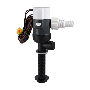 COMMODORE 1100 GPH VERTICAL LIVEWELL PUMP, LONG, 12V