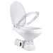 COMMODORE ELECTRIC MARINE TOILET, REAR MACERATOR, REGULAR SIZE