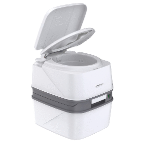 COMMODORE PREMIUM PORTABLE TRAVEL TOILET, INJECTION MOLDED, 18L/4.75 GALLON