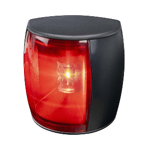 HELLA MARINE NAVILED PRO PORT NAVIGATION LAMP, 2NM, BLACK