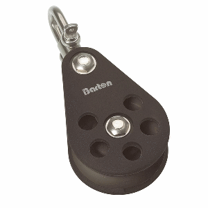 BARTON SIZE 5 54MM PLAIN BEARING PULLEY BLOCK SINGLE BLOCK SWIVEL