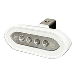 SHADOW-CASTER BRACKET MOUNT SPREADER LIGHT, WHITE HOUSING, WHITE