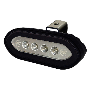 SHADOW-CASTER BRACKET MOUNT SPREADER LIGHT, BLACK HOUSING, WHITE