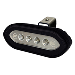 SHADOW-CASTER BRACKET MOUNT SPREADER LIGHT, BLACK HOUSING, WHITE