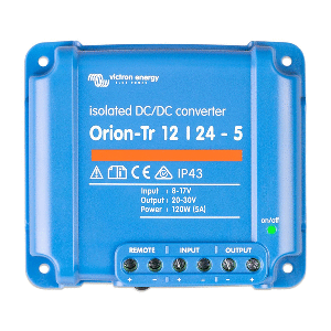 VICTRON ORION-TR 12/24-5A 120W ISOLATED DC-DC CONVERTER