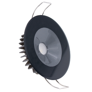 LUMITEC ILLUSION FLUSH MOUNT LED DOWN LIGHT, SPECTRUM RGBW, COOL WHITE, BLACK HOUSING