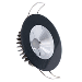 LUMITEC ILLUSION FLUSH MOUNT LED DOWN LIGHT, SPECTRUM RGBW, WARM WHITE, BLACK HOUSING, CHROME REFLECTOR