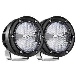 RIGID INDUSTRIES 360-SERIES RGBW 4" OFFROAD LAMP DIFFUSED BEAM W/RGBW BACKLIGHT PODS, SET OF 2