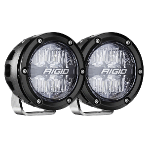 RIGID INDUSTRIES 360-SERIES RGBW 4" OFFROAD LAMP DRIVE BEAM W/RGBW BACKLIGHT PODS, SET OF 2
