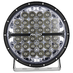 RIGID INDUSTRIES 360-SERIES RGBW 9" OFFROAD LAMP SPOT BEAM W/RGBW BACKLIGHT PODS, SINGLE