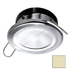 I2SYSTEMS APEIRON 4.5W SPRING MOUNT LIGHT ROUND, WARM WHITE, BRUSHED NICKEL FINISH