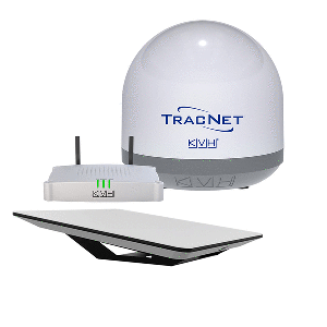 KVH HP STARLINK FLAT PANEL TERMINAL KIT W/O ROUTER & ETHERNET ADAPTER W/TRACNET COASTAL PRO 5G/WIFI COMPACT TERMINAL