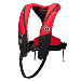 MUSTANG ATLAS 190 DLX OPEN OCEAN INFLATABLE PFD, RED/BLACK