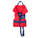 MUSTANG LIL' LEGENDS INFANT FOAM VEST, RED/NAVY
