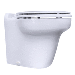 RARITAN COMFORT HEIGHT MARINE ELEGANCE W/PRESSURIZED FRESHWATER & SMART TOILET CONTROL, WHITE, 24V