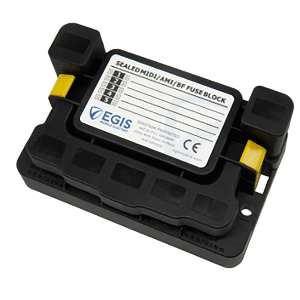 EGIS MIDI 5X FUSE BLOCK W/SEALED COVER
