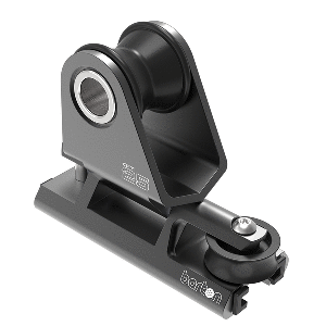 BARTON 25MM TOWABLE GENOA CAR 2:1 PURCHASE, BLACK