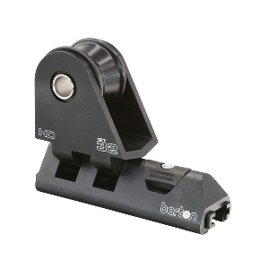 BARTON 32MM HD PIN GENOA CAR HEAVY DUTY W/PLUNGER STOP, BLACK