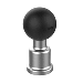 RAM MOUNT RAM ALUMINUM PIN-LOCK BALL ADAPTER W/1/4